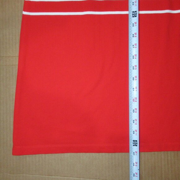 Tommy Hilfiger Red & White Striped Polo Dress | Size XL - Picture 4 of 10